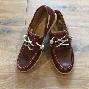 Sperry Women’s Tan Leather Boat Shoes